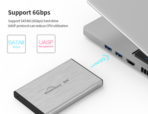 Hard Drive <strong>Disk</strong> Enclosure Case 2.5 Inch Hard Drive HDD SSD Enclosure SATA Type C <strong>USB</strong> 3.0 SSD Case HDD Case - Product Image 6