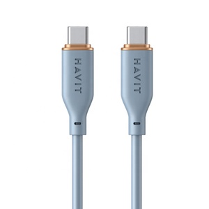 Cable de Carga y Datos Cb603 Havit de Alta Velocidad de 60 W, Accesorios para Teléfono Móvil, Cable de Tipo <span class=keywords><strong>C</strong></span> <span class=keywords><strong>a</strong></span> Tipo <span class=keywords><strong>C</strong></span>, Carga Rápida - Product Image 4