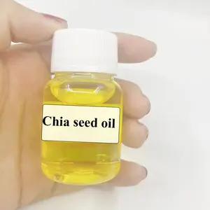 Óleo de sementes de chia de alta qualidade, matérias-primas cosméticas orgânicas para produtos de cuidados com a pele e cabelos no atacado