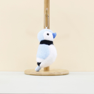 Оптовая продажа милый Мини Попугай кулон брелок плюшевая игрушка мягкая кукла на заказ мультфильм птица мягкие животные для продвижения подарок - Product Image 4