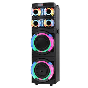 MT-1291 Dual 12-inch Bluetooth <b>Speaker</b> 3060W Outdoor Portable With <b>Microphone</b> For Square Dancing Parties - Product Image 1