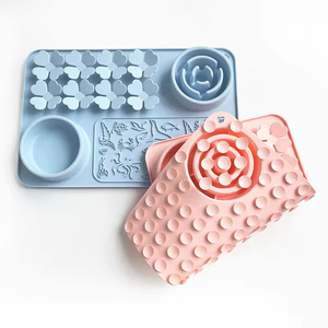 Food Grade Silicone Dog Bowl Slow Feeder <b>Mat</b> Pets Licking Pad for Dogs & <b>Cats</b> Premium Pet Lick <b>Mat</b> - Product Image 3