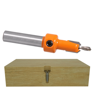 Brocas avellanadoras HSS de 8 mm, duraderas, con acabado brillante, herramientas de perforación para agujeros de tornillos avellanados, 1 año de garantía - Product Image 1