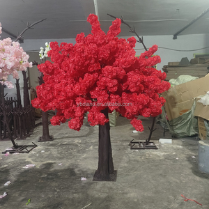 S970 2M Trong Nhà Ngoài Trời Trang Trí Đám Cưới Lớn Sakura Hoa Màu Trắng Mô Phỏng Giả Nhà Máy Nhân Tạo Hoa Anh Đào Cây - Product Image 4