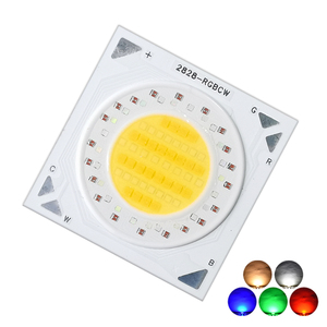 2828 <span class=keywords><strong>LED</strong></span> COB RGBW rgbwy 2700k 6500K 100W Công suất cao <span class=keywords><strong>LED</strong></span> <span class=keywords><strong>5</strong></span> kênh Red Green Blue Yellow hổ phách <span class=keywords><strong>Led</strong></span> <span class=keywords><strong>Chip</strong></span> cho tự làm ánh sáng sân khấu - Product Image 1