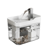 Nouvelle Fontaine à Eau pour Chat USB/Alimentation Secteur/Batterie Filtration Automatique Circulation Intelligente Ensemble Complet avec Bol