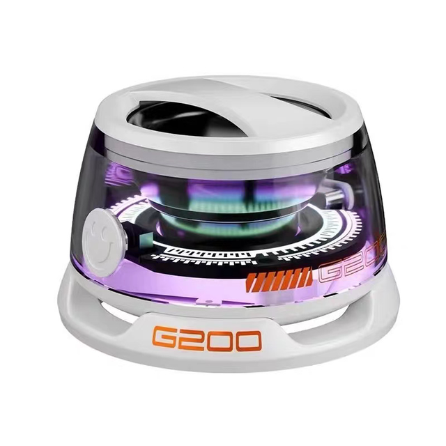 Small Wireless Magnetic Attraction Speaker with RGB LED Lights for 5.2 200-500mAh Battery for Mobile Phone & Computer Use