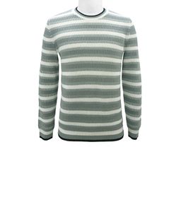 Men's Striped Knitted <b>Pullover</b> <b>Sweater</b> Long Sleeve Autumn Wear - Product Image 4