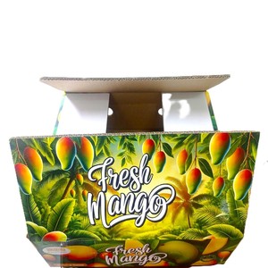 Pantone Color Coated Paper Mango Carton Box Vietnam Rectángulo Cartón corrugado Logotipo del cliente CMYK - Product Image 2