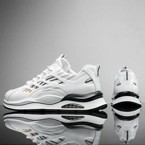 Zapatos deportivos de verano para hombre, transpirables, ligeros, resistentes al desgaste, antideslizantes, cómodos, con cordones, tendencia de moda, zapatos para correr, plataforma de malla, deportivos - Product Image 3