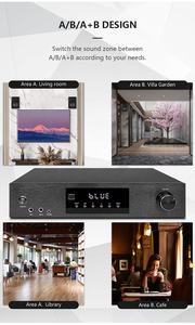 ไฮเปอร์ซาวน์2025แอมพลิฟายเออร์ระบบคาราโอเกะในบ้านอะลูมิเนียมดิจิทัล4ch 2โซนกำลังไฟ400W RMS - Product Image 4