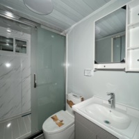 Villa de vacances de luxe préfabriquée à rendement élevé (ROI), hôtel modulaire écologique extensible, maison conteneur de 40 pieds, salle de sport moderne