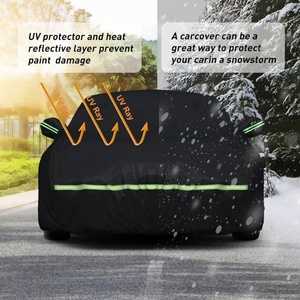 Fundas impermeables para coche <span class=keywords><strong>Ford</strong></span> <span class=keywords><strong>Mustang</strong></span> GT 1994-2023, personalizadas, resistentes, impermeables, protección para todo tipo de clima, para exteriores, con puerta con cremallera - Product Image 4