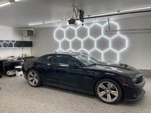 Vente directe d'usine Hexagonal Hexagonal Grille Plafond Détail Nid D'abeille LED Lumière pour Commercial Auto Show Floor - Product Image 2