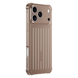 Nouvelle coque de protection en métal avec cadre en alliage d'aluminium dépoli pour téléphone 17 Pro Max 17 Pro 17, étui magnétique 2-en-1 en métal - Product Image 1
