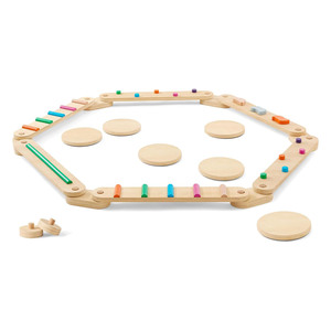 Poutre d'équilibre en bois Montessori pour enfants, équipement de gymnastique, parcours d'obstacles, mobilier de chambre et de salle à manger, pour garçons et filles - Product Image 1