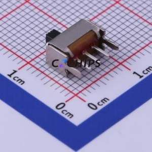 SS12D07L2B Slide Switch Through hole Component (THT) Switch Single Pole Double Throw Rectangle Pin Header PC Pin 8.6mm - Product Image 2