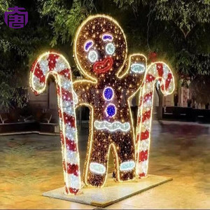 Programmable LED Animated Elf Nutcracker Motif Light Commercial Christmas  - Product Image 3