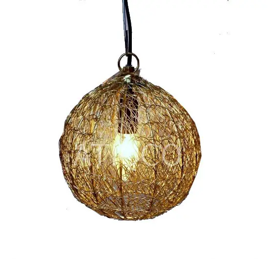 Индийская свеча Подвесная лампа в нордическом дизайне, алюминиевый современный светящийся фонарь, цветная свеча