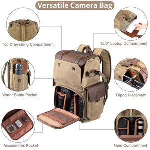 Bolso de Cámara de Gran Capacidad con Doble Correa, Resistente a Arañazos, con Logotipo Personalizado, Venta Caliente de Fábrica BSCI - Product Image 2