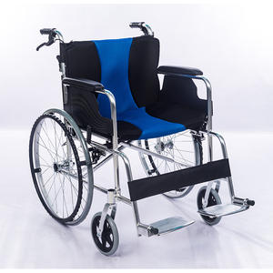 ビニール張りの取り外し可能な手動車椅子を折りたたむ東南アジア - Product Image 6