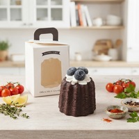 Boîte à mini-gâteaux Luli personnalisable en carton avec pelliculage mat – Collection Noël – Vente directe usine
