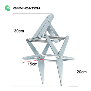 Piège à taupes solide de qualité supérieure, en acier galvanisé, piège à ciseaux, réutilisable, tueur de taupes, imperméable, facile à installer, éliminateur de taupes pour pelouse, personnalisable - Product Image 5