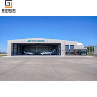 Structure métallique de hangar avec revêtement anticorrosion, performances fiables dans les environnements côtiers à forte teneur en sel.