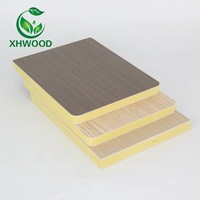Panneau mural en fibre de bambou de 18 mm d'épaisseur, panneau en charbon de bambou, design grain de bois pour armoires et meubles