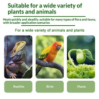 Lampe chauffante en céramique pour cage de reptiles, lézards et tortues, idéale pour l'élevage de poussins, perroquets et serpents - Fonction sauna vapeur, modèle 001