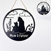 Autocollant mural Art Déco rond en métal noir et blanc de haute qualité pour anniversaire, idéal pour club ou man cave