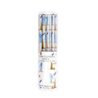 Cadeaux souvenirs de Dubaï, ensemble de crayons en bois naturel HB avec impression
