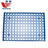 Yunfeng YFPFJ-1502 nouveau type haute matière 150 cellules en plastique bleu poulet setter incubateur accessoires plateau à oeufs à vendre