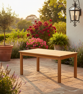 Premium rectangular teak <b>garden</b> coffee <b>table</b> crafted for outdoor elegance durability and timeless style in patios <b>gardens</b> resort - Product Image 6