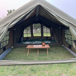 Easy Setup Portable Waterproof Camping Cabin Oxford Fabric Large Space Sturdy Two Bedrooms Living Room for Family Outdoor - Product Image 6