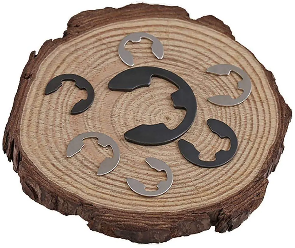 Rondelle ad anello per clip di fissaggio dell'albero M1.5-M15 acciaio al carbonio GB896 clip elettriche esterne rondella anelli elastici chiusura a scatto