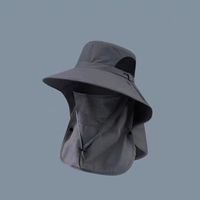 Sombrero de Sol de Verano de Secado Rápido con Solapa para el Cuello Protección Uv Impermeable y Transpirable Tipo Safari de Ala Ancha para Pesca