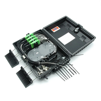Caja de terminación/distribución de fibra óptica para exteriores Ftth 8 12 24 46 con divisor de caja de terminales Plc 1x16 Nap Box