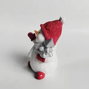 เครื่องประดับรูปปั้นตุ๊กตาหิมะคริสต์มาส<span class=keywords><strong>2</strong></span>ชิ้น - Product Image 6