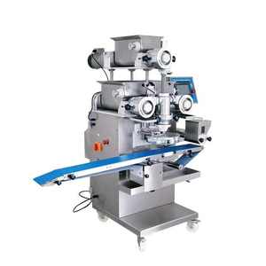 Machine de moulage de gâteau de lune à quatre seaux à grande vitesse remplissage de plateau entièrement automatique 220V nouvel état - Product Image 5