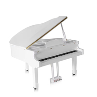 Banquet 88-Key Plastic Compact Electronic Musical Instrument 128-Tone Classical Keyboard Digital Grand Piano with 700 Rhythms
