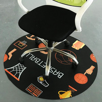 Tapis de sol de chaise en PVC pour ordinateur de bureau sans boucle et antidérapant, écologique en usine OEM