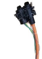 Nouvelle prise d'entrée EV Combo2 CCS2 JET 125A 150A, prise de charge de type 2 1000V DC, matériau ignifuge UL94 V-0