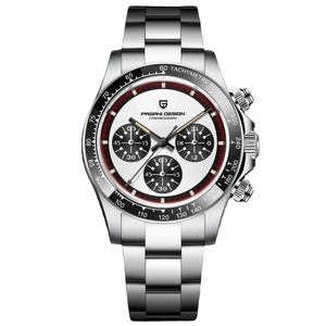 Montres sport à quartz pour hommes PAGANI DESIGN 1676, marque haut de gamme, mouvement japonais, acier inoxydable, étanches. - Product Image 1