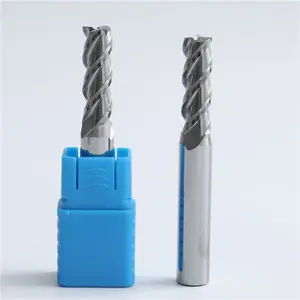 single flute face square(flat)end mill tungsten carbide cutting milling cutter endmills steel tool pcb end mills for aluminium