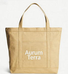 Bolsa de Playa de Lona de Algodón Personalizada con Logotipo, Grande, Impresa, Ecológica, Reciclada, Reutilizable, para Compras - Product Image 2