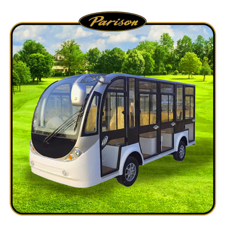 2025 Brand New Parison 11-seats Enclosed Electric Sightseeing Bus ...