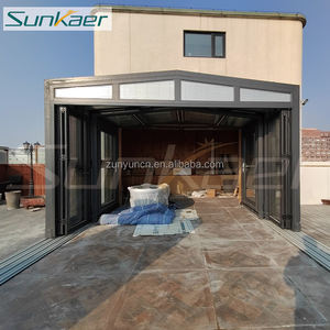 Nuevo diseño, precio de fábrica, nuevo modelo personalizado, sala de Sol de aluminio para casa residencial, casas de Villa, terraza acristalada retráctil - Product Image 4