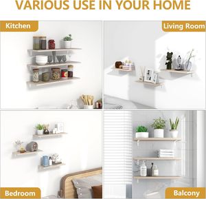 Support en L, 4 "x 2" (100x50mm) Support d'angle de support d'étagère en bois, charge maximale: 40 lb - Product Image 6