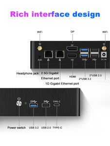 Intel-Tarjeta gráfica Iris Xe de alta calidad, mini PC con Wi-Fi 6, de alta calidad CPU, Intel <span class=keywords><strong>Core</strong></span>, 13700H, 13900H, 16 GB de RAM, 1/2/1/2/1/2" - Product Image 5